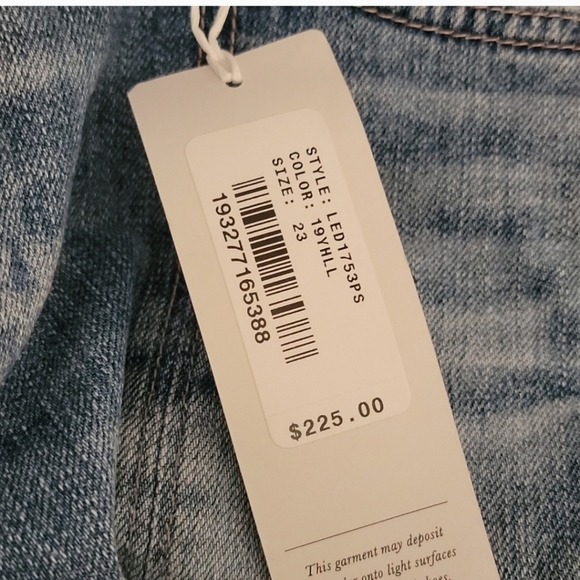 AG The Isabelle High Rise Crop Straight Leg Jeans - Picture 7 of 7